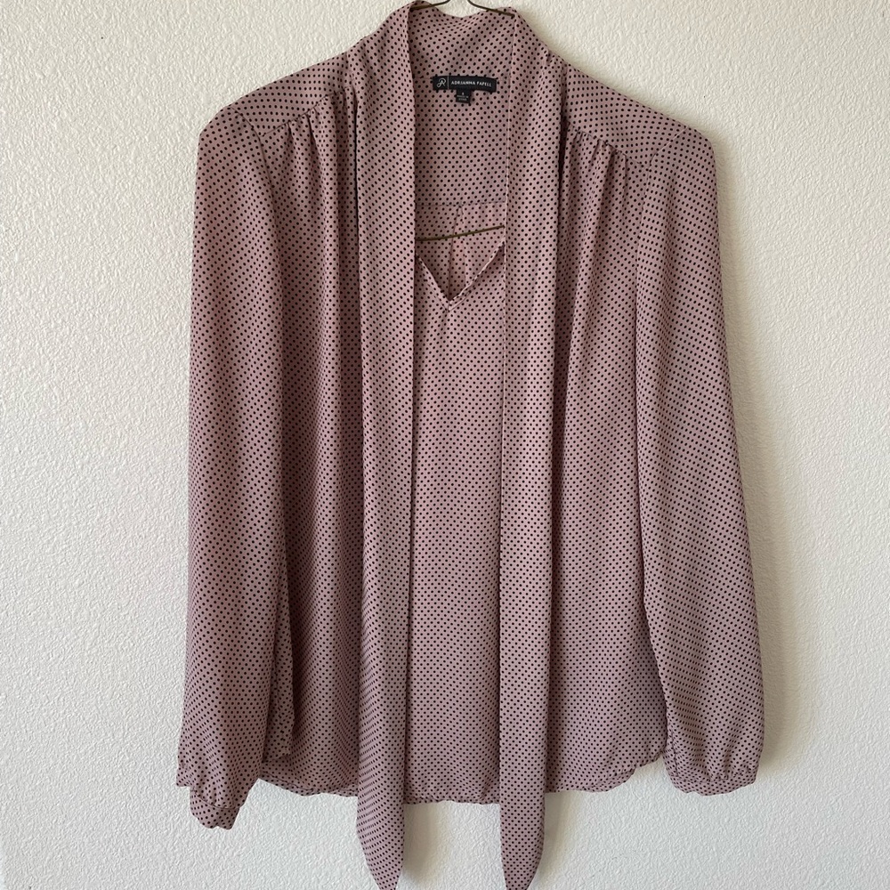 Polka dot blouse